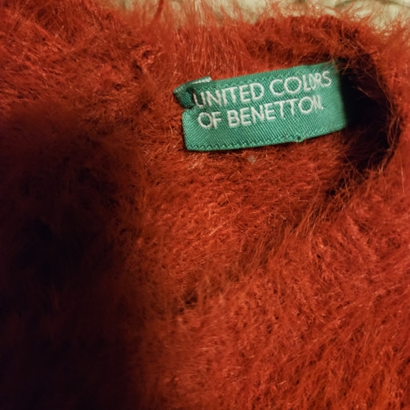 United Colors of Benetton Toddler soft red Christmas dress - Picture 2 of 12